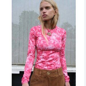 Saks Potts Saya Rose Longsleeve Top